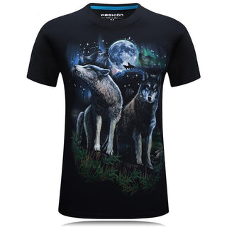 Fashion Stylish 3D Wolf Design