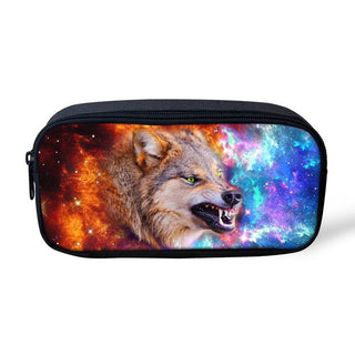 Cool Wolf Designer Cosmetic Case Bag