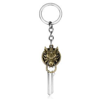 Strife Wolf Head Keychain