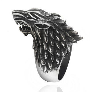 Fashion Thrones Wolf Ring