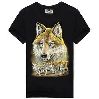 Casual Prairie Wolf T-shirt Design