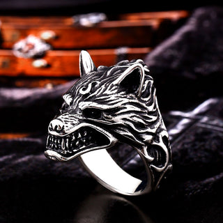 Amulet Punk Man's Fashion Ring