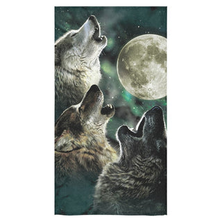 Three Wolf Moon Custom Bath Towel