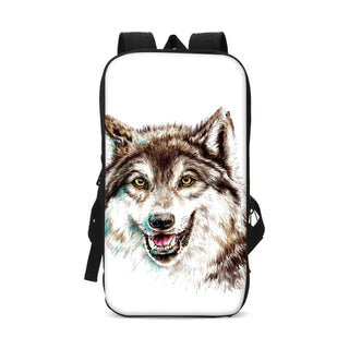 Fashion Wolf 3D Travel Backpack