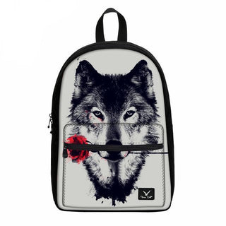 Wolf Casual Canvas Backpack