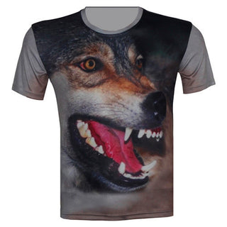 New Scary Snarling Wolf 3D T-shirt