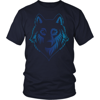 Limited Edition - Minimalistic Blue Wolf